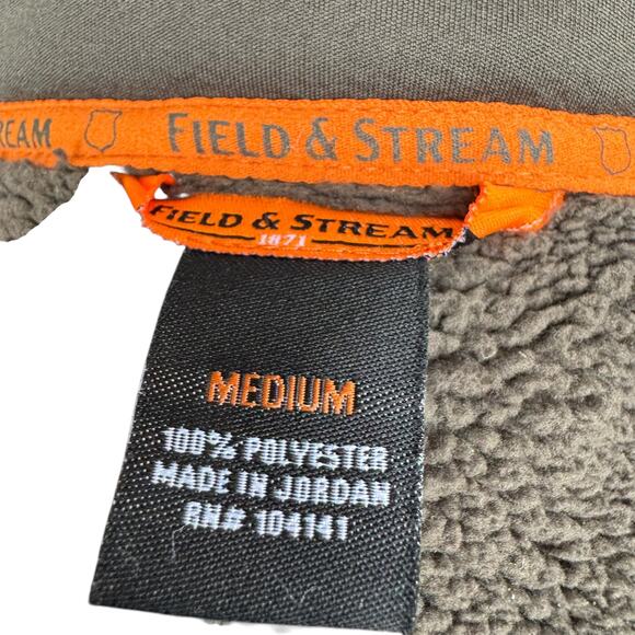 Field & Stream Men’s M Camouflage 1/4-Zip Mock Neck Pullover Jacket - Picture 9 of 10